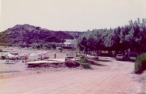 ein paar Leute am Strand